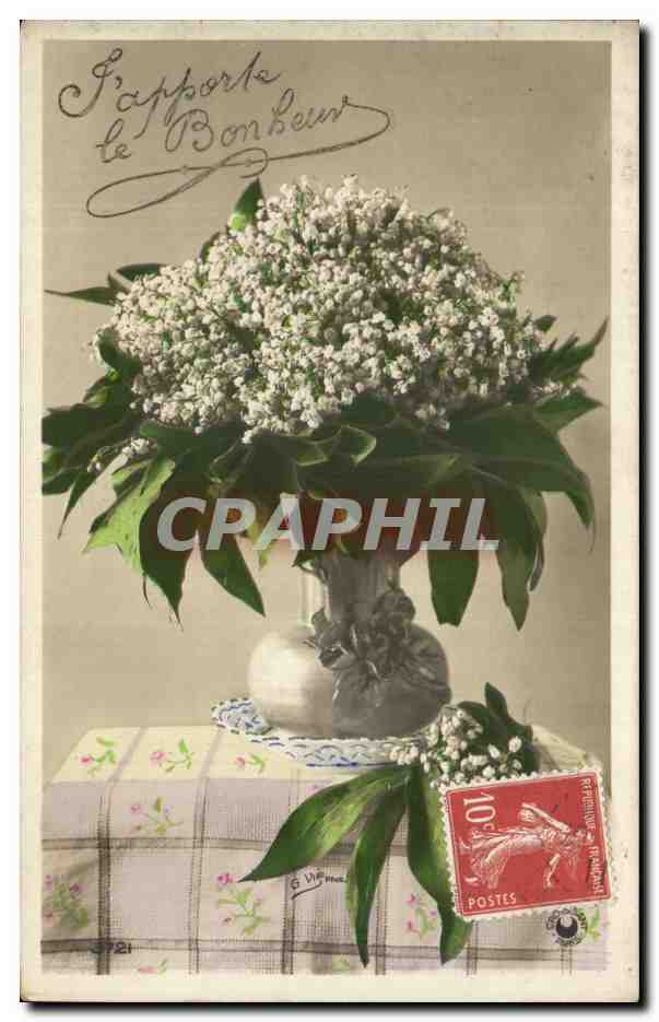 CPA Fantaisie Fleurs