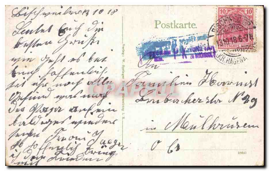 CPA Fantaisie Femme Alsace Folklore — Reverso