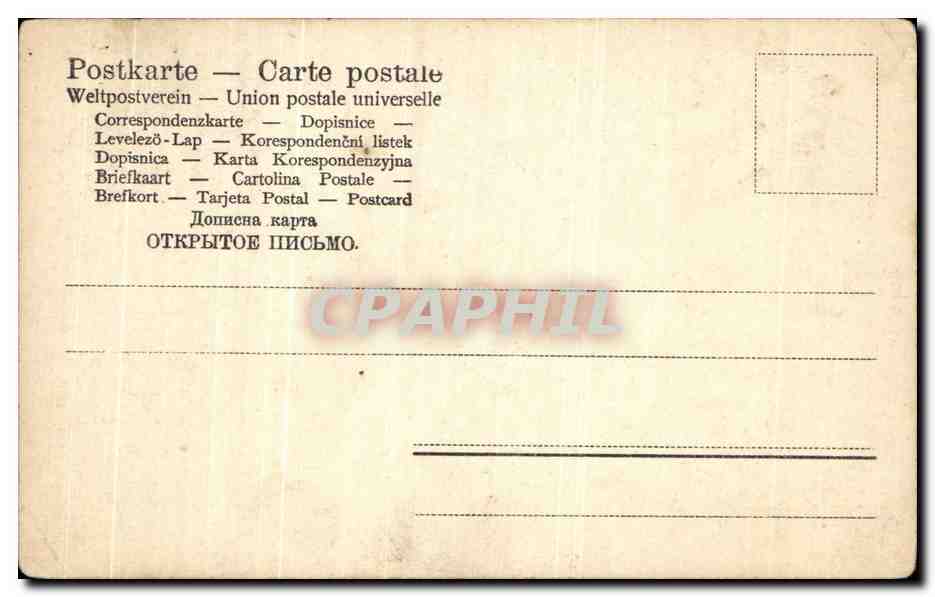 CPA Fantaisie Enfant — Rückseite