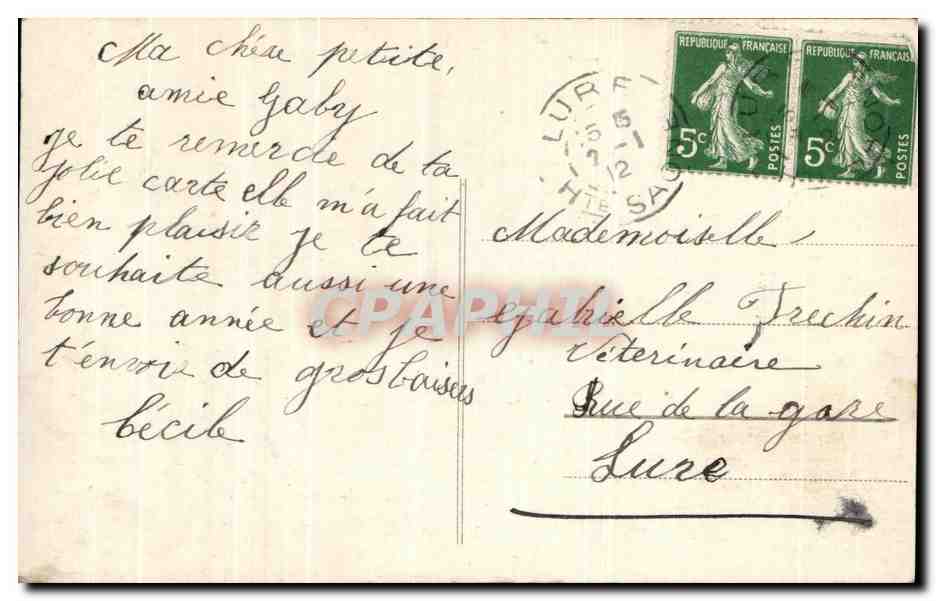 CPA Fantaisie Enfant — Rückseite