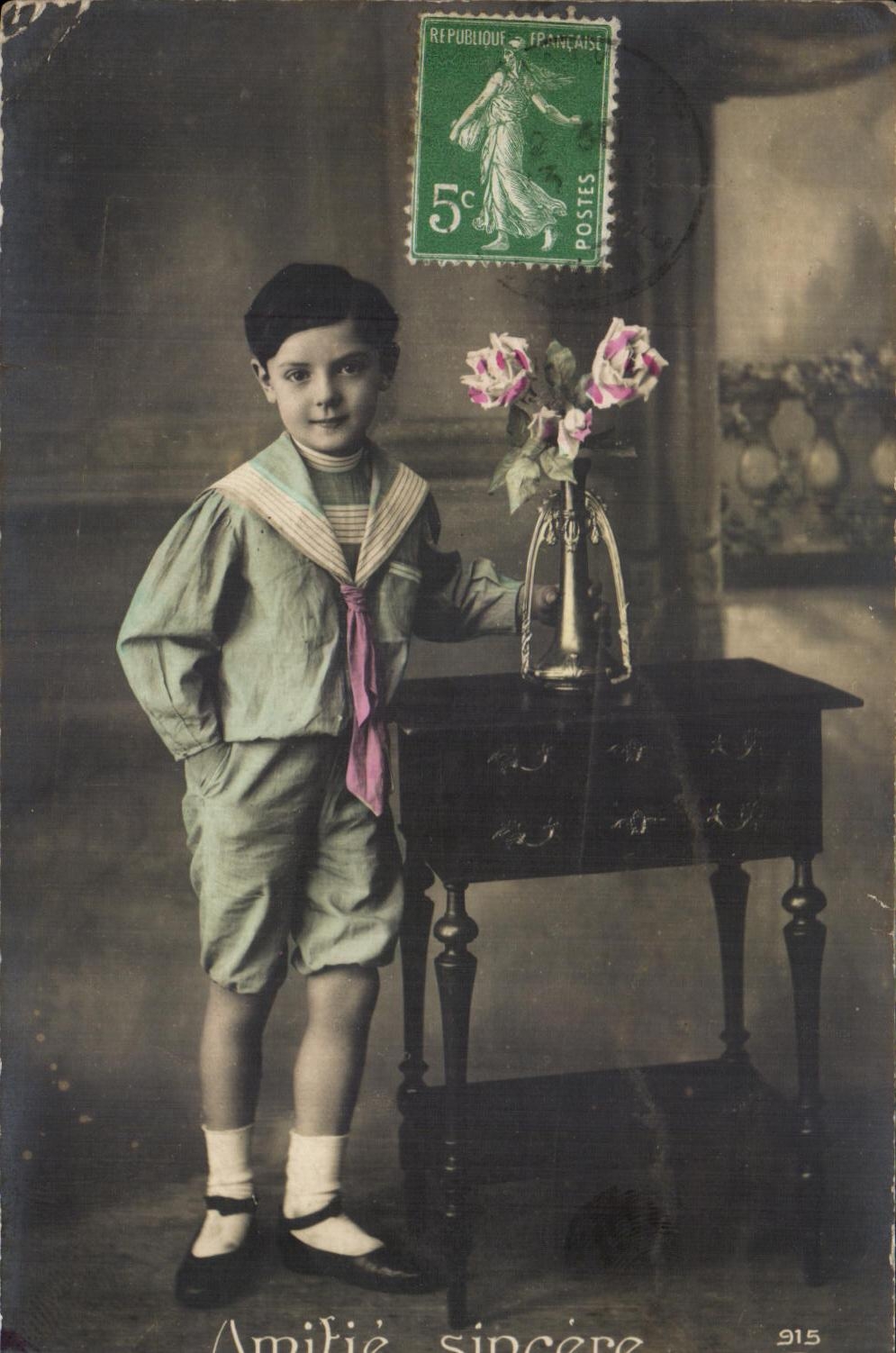 CPA Fantaisie Enfant Garcon
