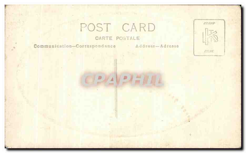 CARTE PHOTO Femme  — Rückseite
