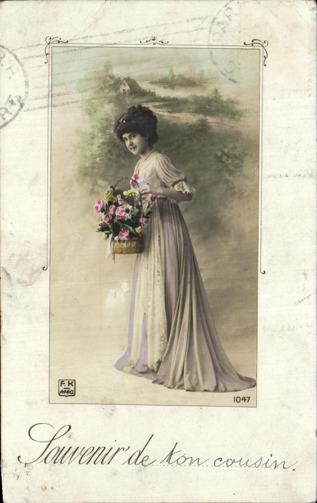 CPA Fantaisie Femme 
