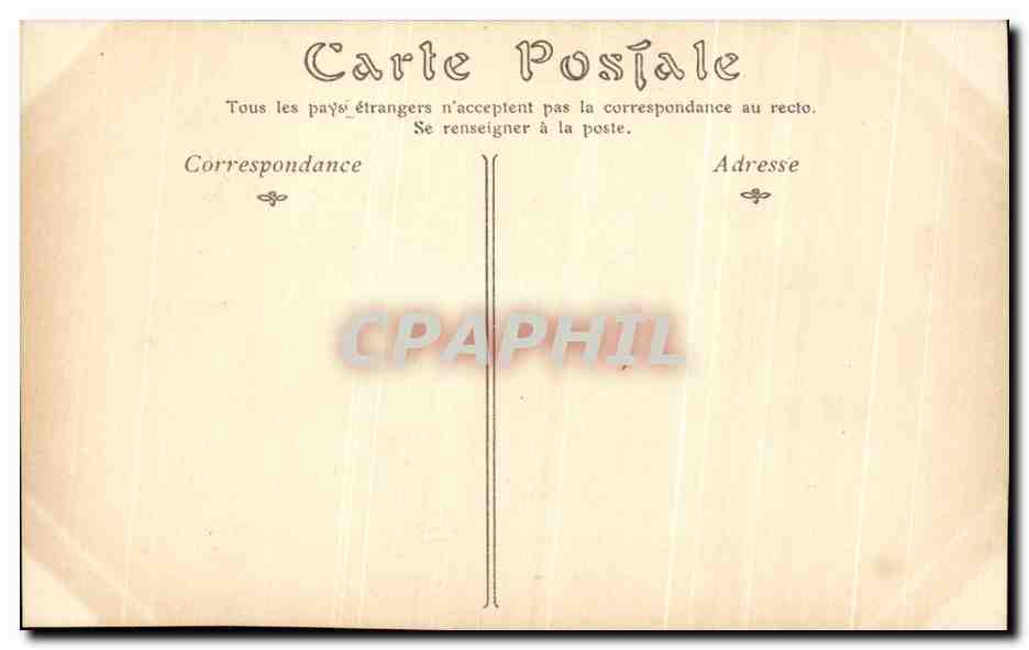CPA Musee du Luxembourg Chaplin Etude de jeune fille Chat  — Verso
