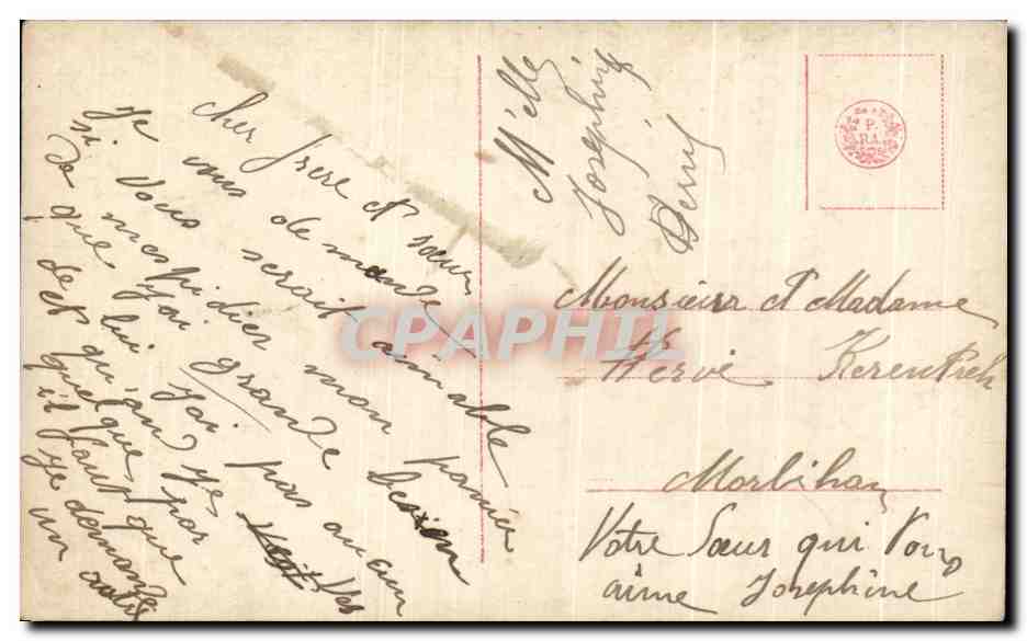 CPA Fantaisie Enfant  — Rückseite