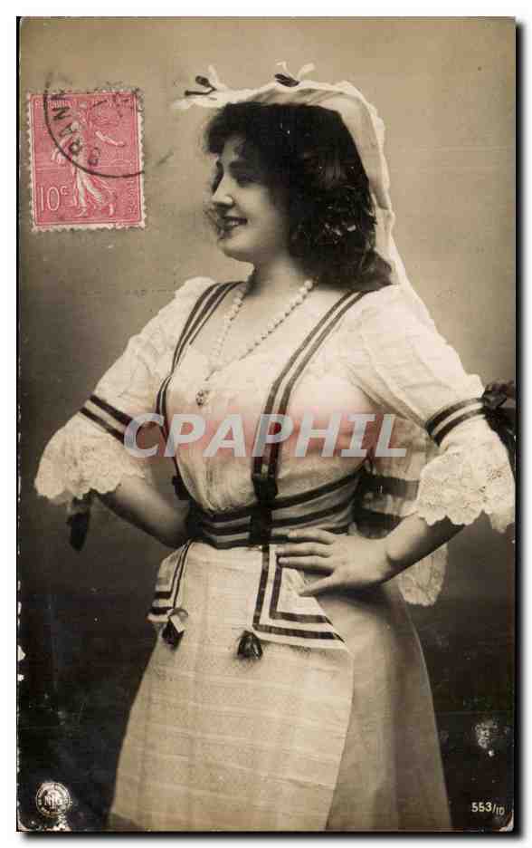 CPA Fantaisie Femme 