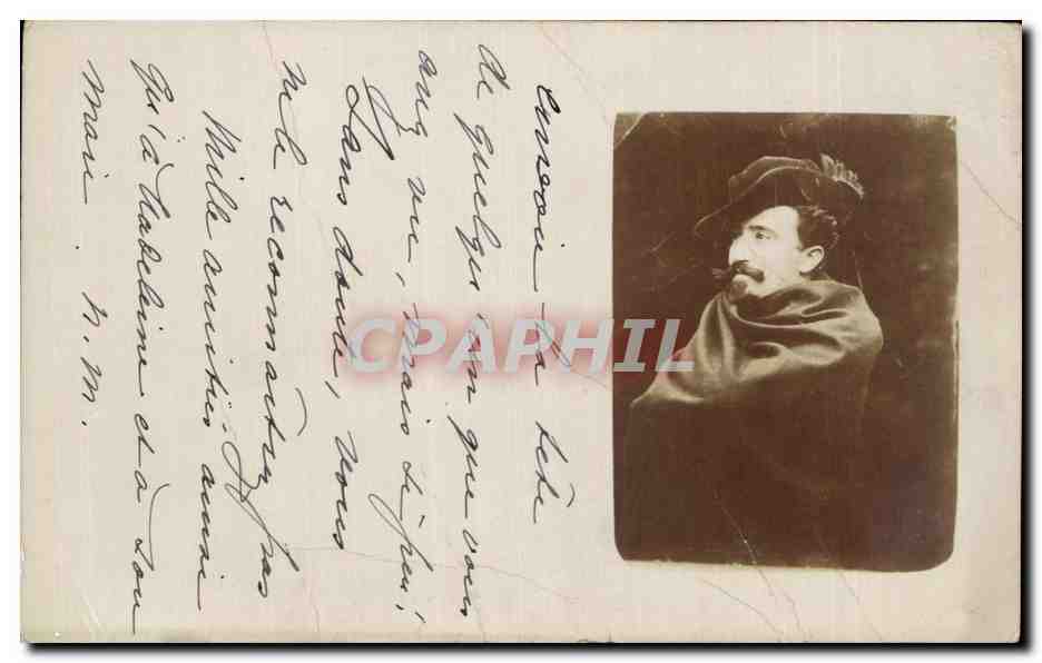 Portrait d'un homme à la moustache — éditeur Société Lumière, n° de série non visible