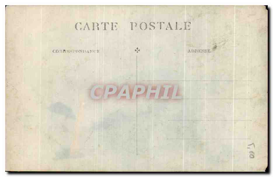CPA Fantaisie Femme  — Rückseite