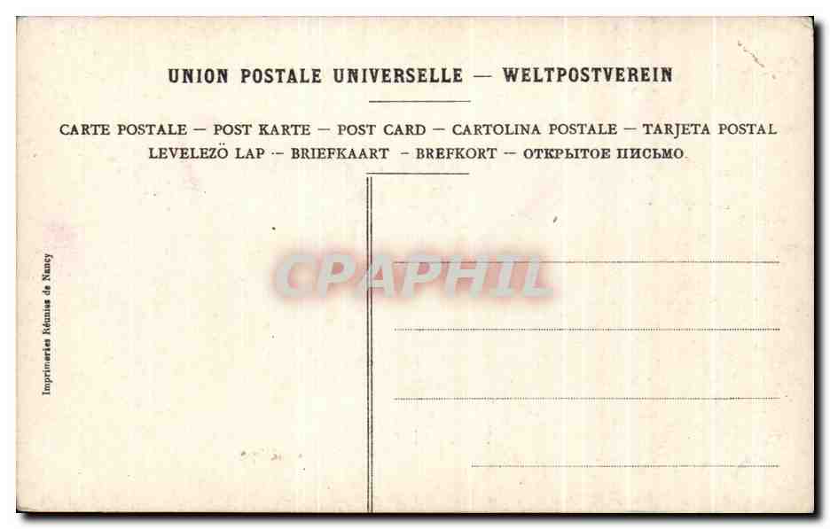 CPA Fantaisie Femme  — Rückseite