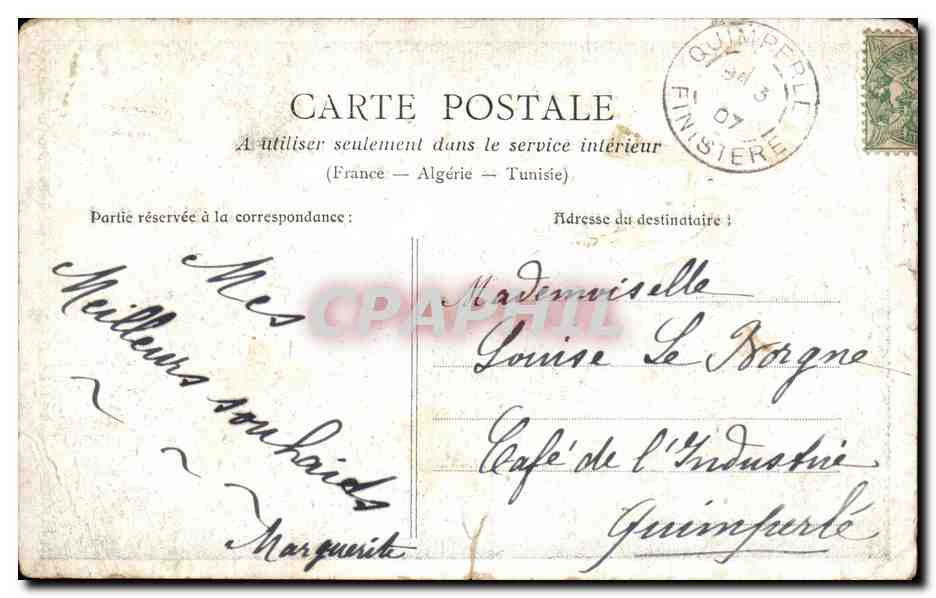 CPA Fantaisie Enfant  — Rückseite