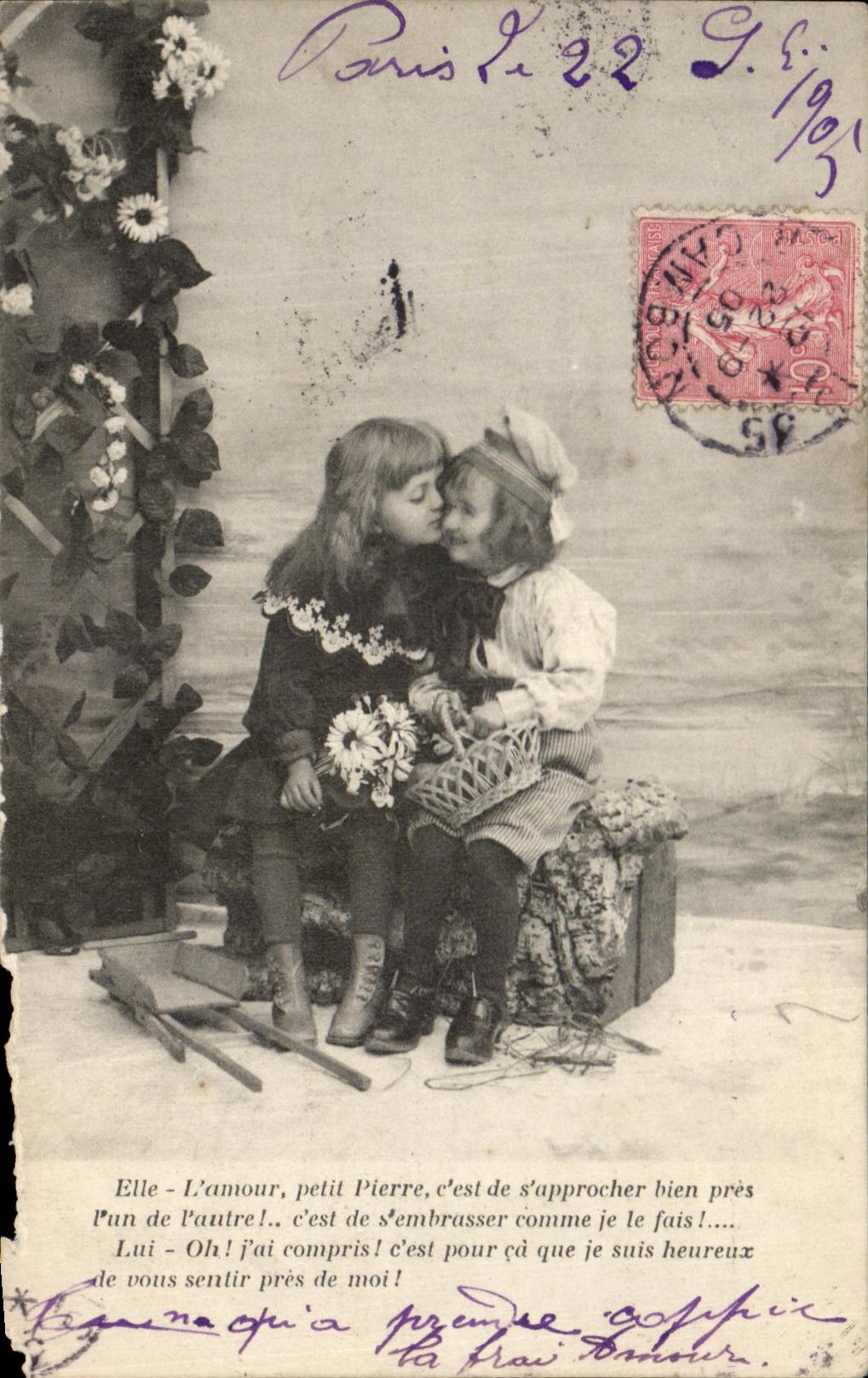 CPA Fantaisie Enfants
