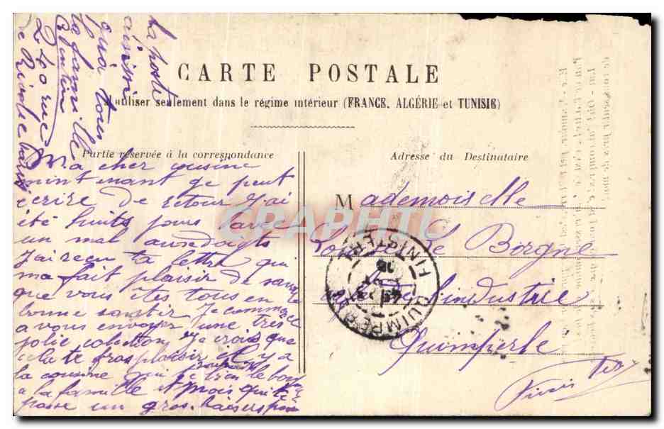 CPA Fantaisie Enfants — Rückseite