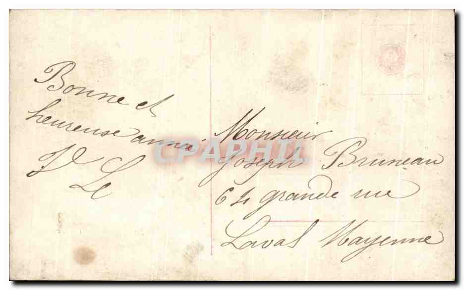CPA Fantaisie Femme  — Verso