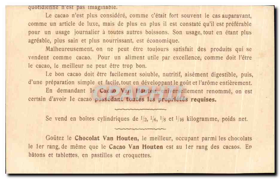 CPA Fantaisie La bouteille de vin vieux Bakker Korf Amsterdam — Rückseite
