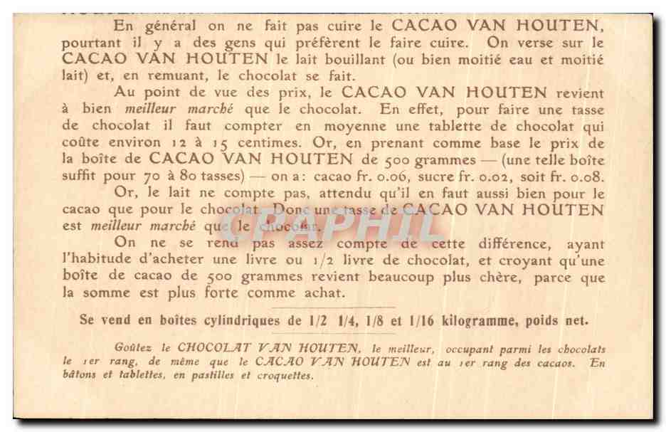 CPA Fantaisie La chaise vide David Bles Amsterdam — Verso