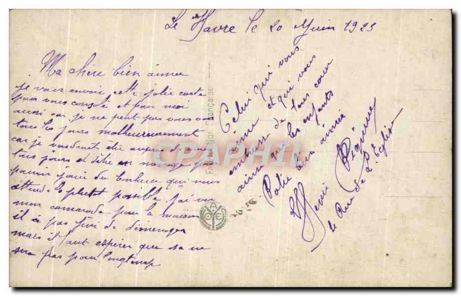 CPA Fantaisie Femme  — Verso