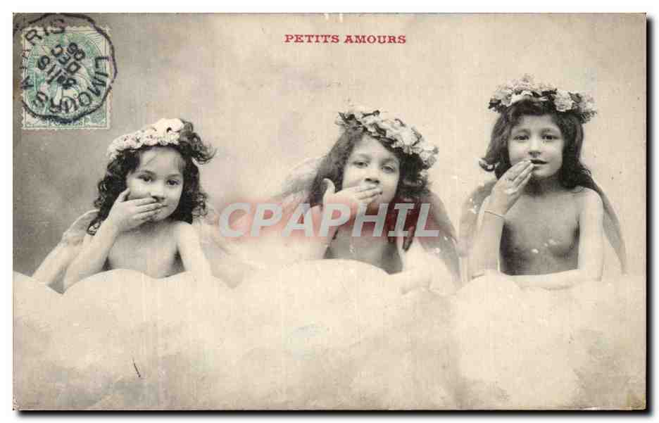 CPA Fantaisie Enfants Petits amours 