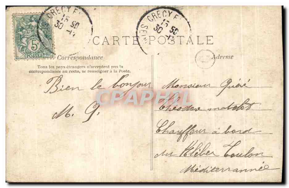 CPA Fantaisie Femmes  — Rückseite