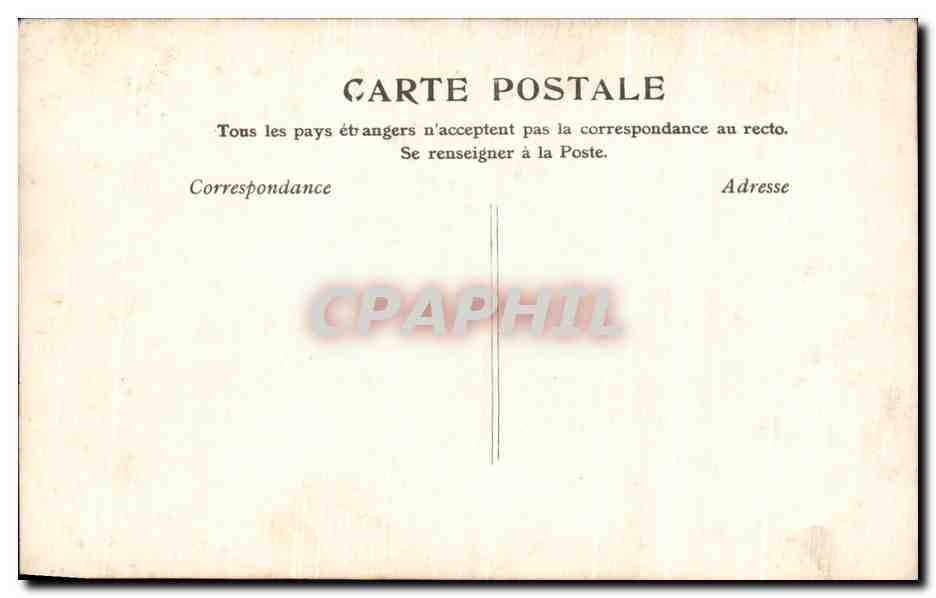 CPA Fantaisie Femme  — Verso