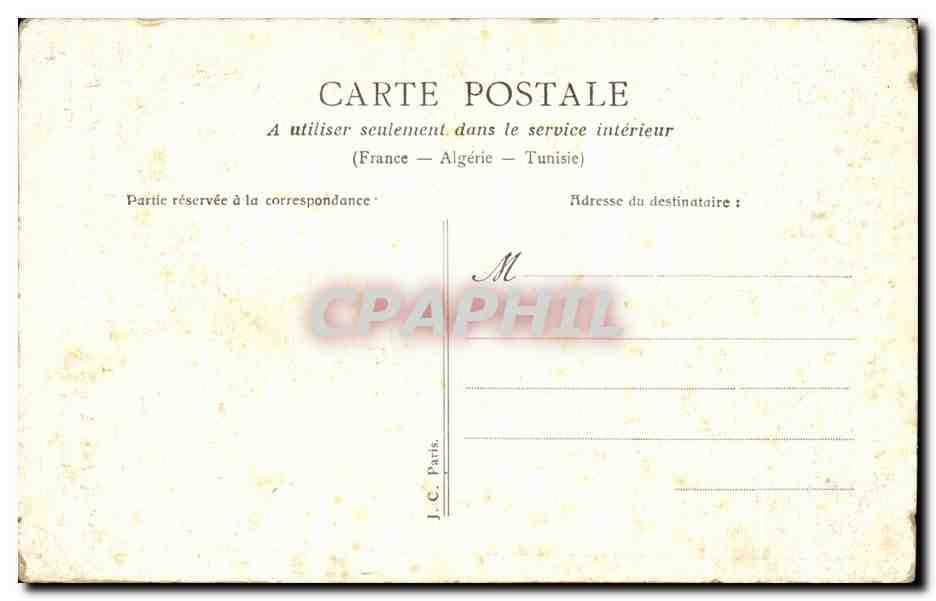 CPA Fantaisie Femme Lecon de musique Violon — Achterkant