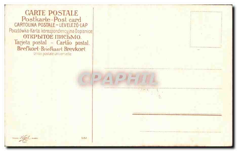 CPA Fantaisie Fleurs  — Rückseite