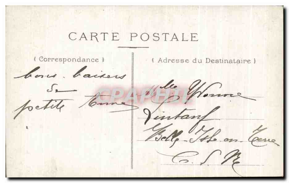 CPA Fantaisie Enfant — Rückseite