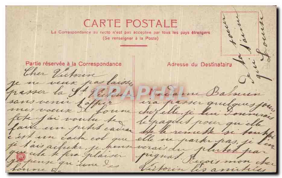 CPA Fantaisie Enfants — Rückseite