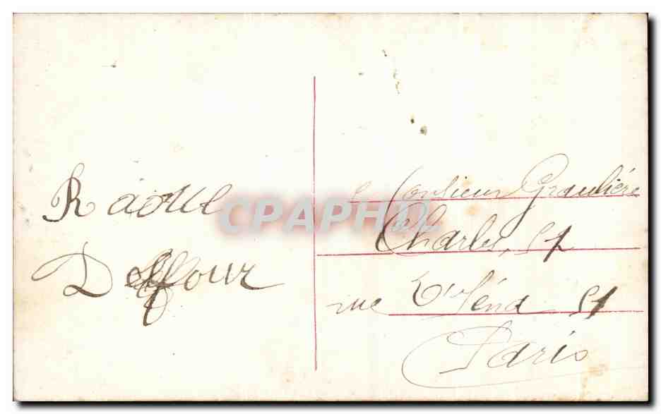 CPA Fantaisie Enfant  — Rückseite