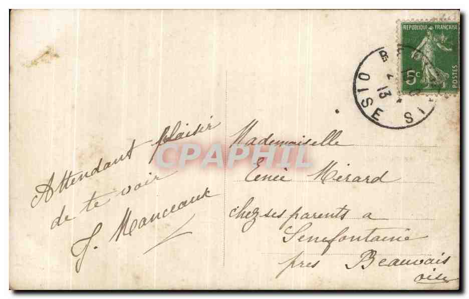 CPA Fantaisie Enfant et poissons  — Verso