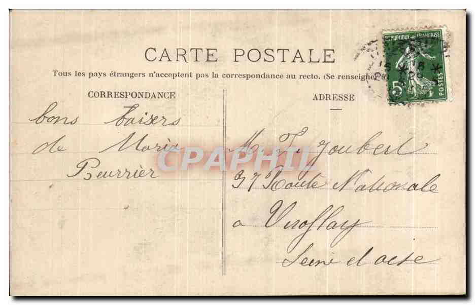 CPA Fantaisie Enfant  — Rückseite