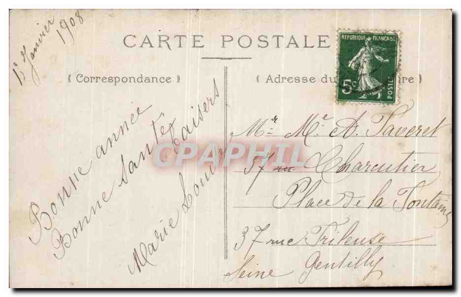 CPA Fantaisie Enfant  — Rückseite