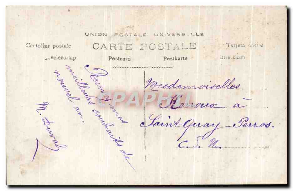 CPA Fantaisie Enfant  — Rückseite