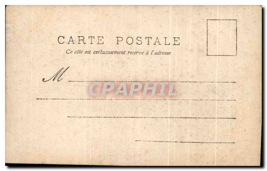 CPA Fantaisie Femme  — Verso