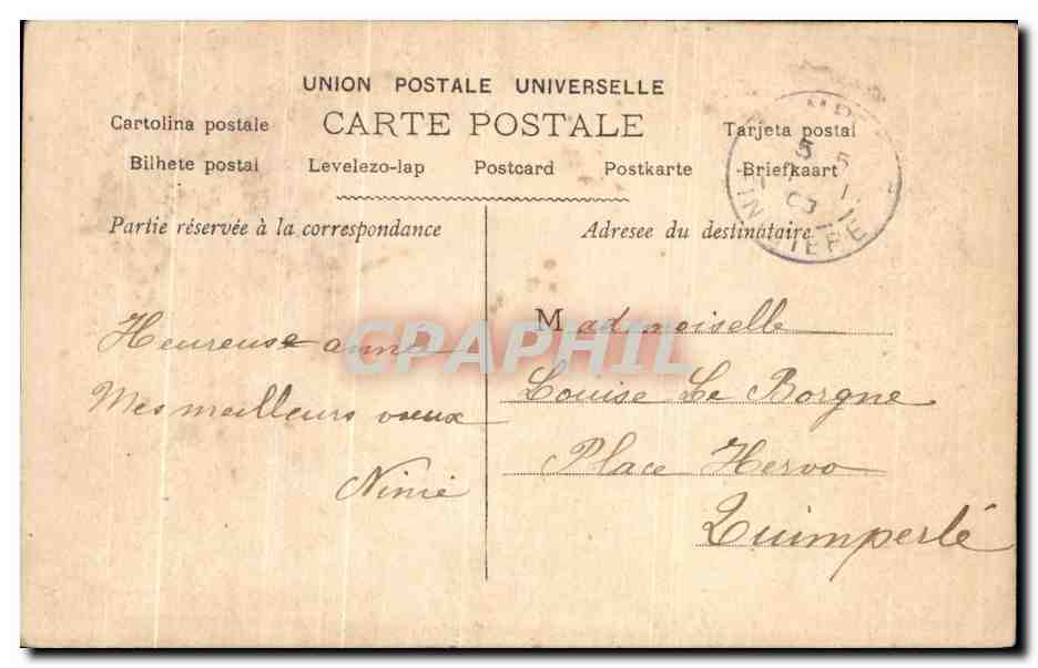 CPA Fantaisie Enfant  — Rückseite