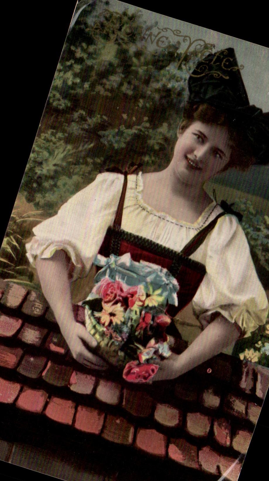 CPA Fantaisie Femme Alsace
