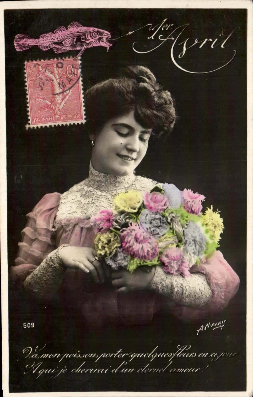 CPA Fantaisie Femme 
