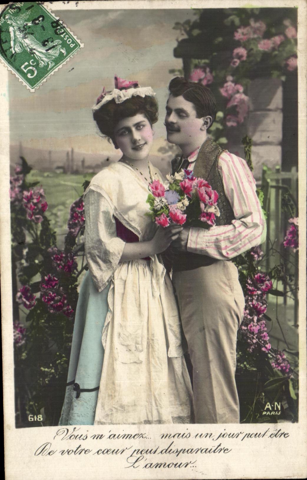 CPA Fantaisie Femme 