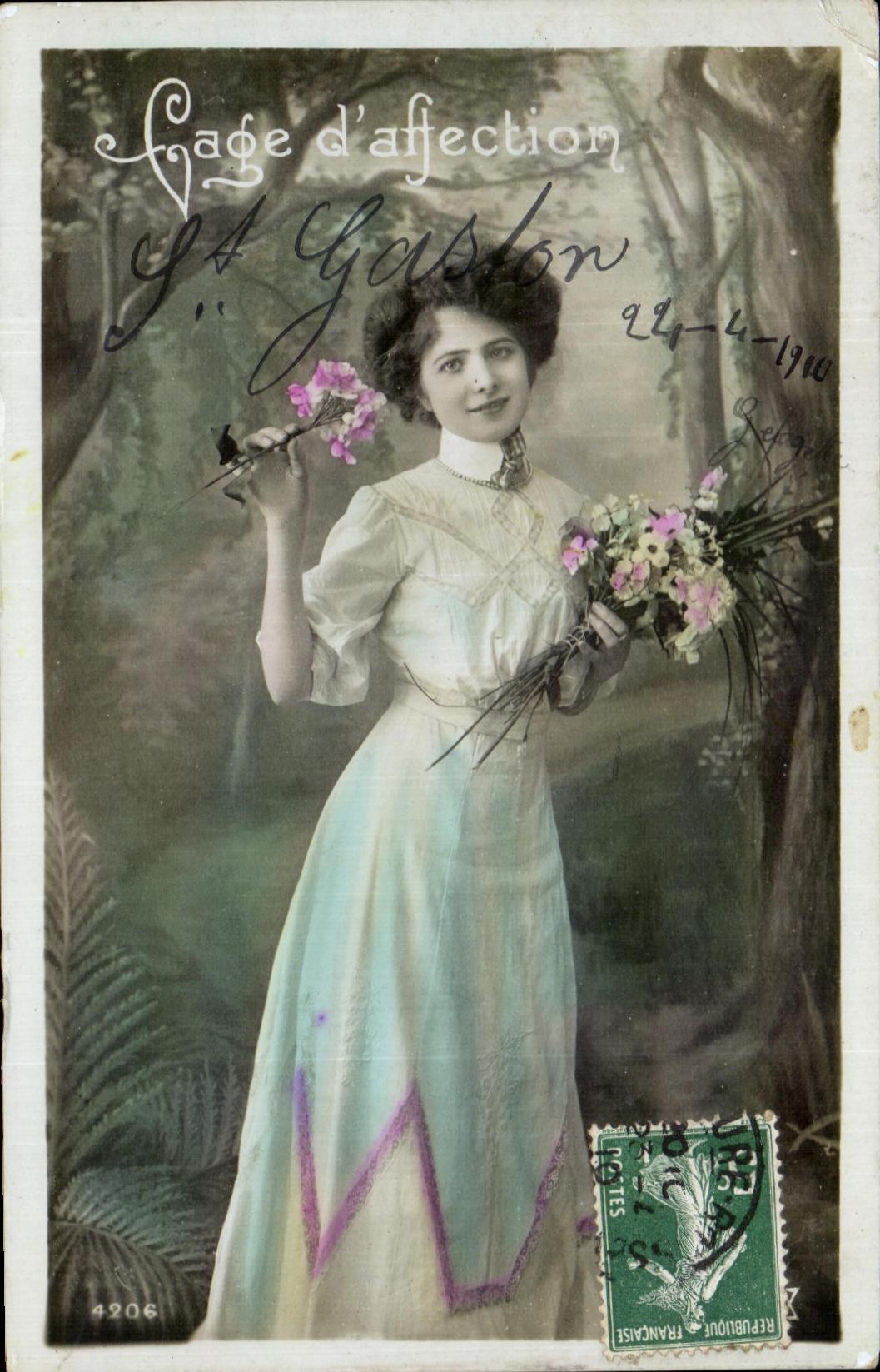 CPA Fantaisie Femme 