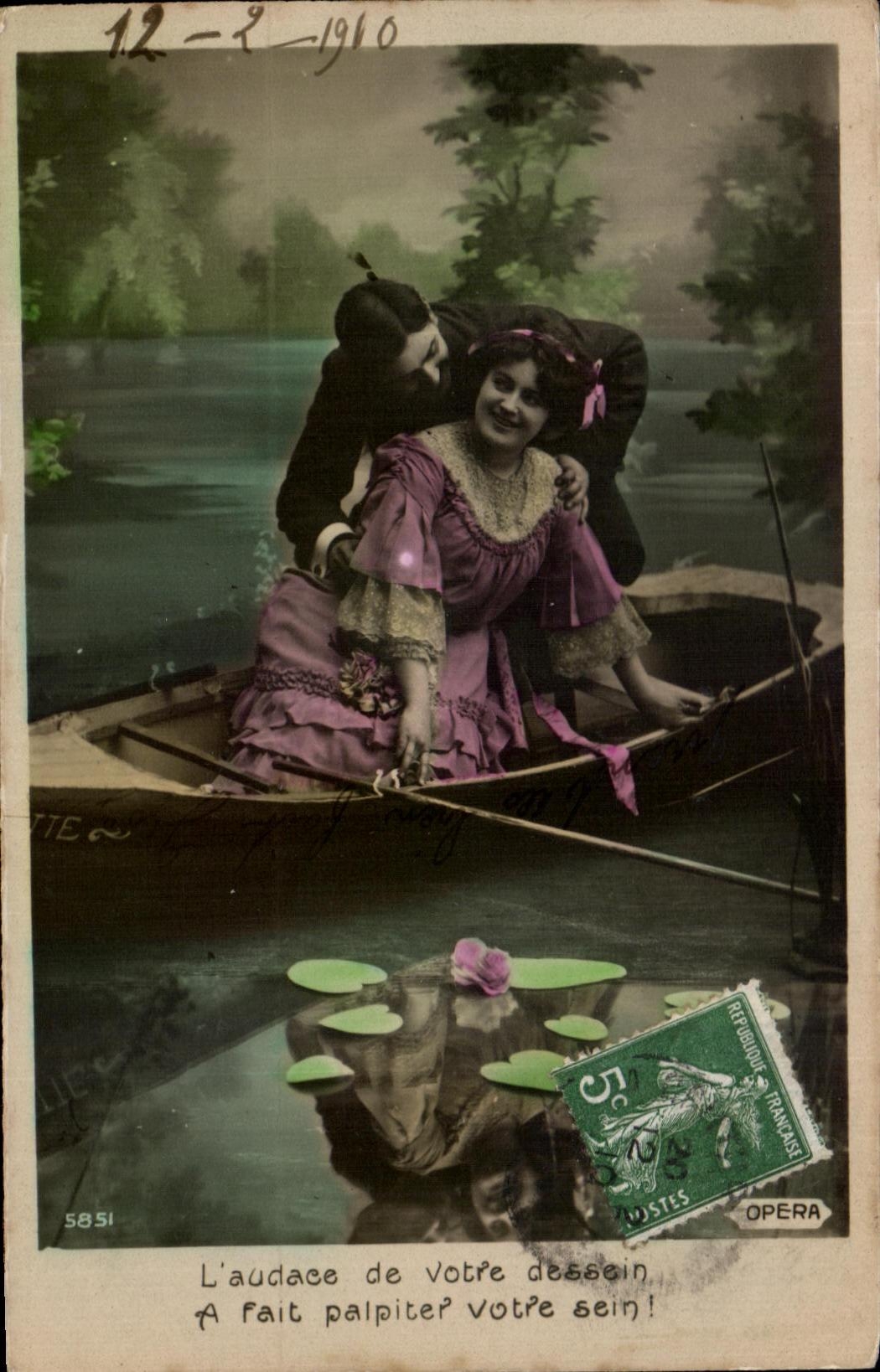 CPA Fantaisie Femme 