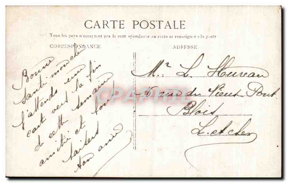 CPA Fantaisie Femme  — Verso