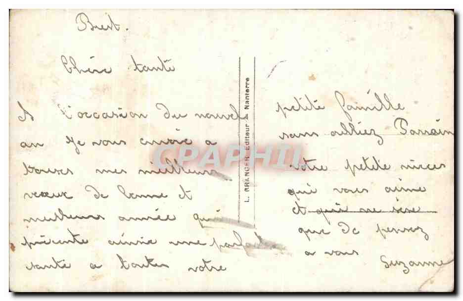 CPA Fantaisie Enfants — Rückseite