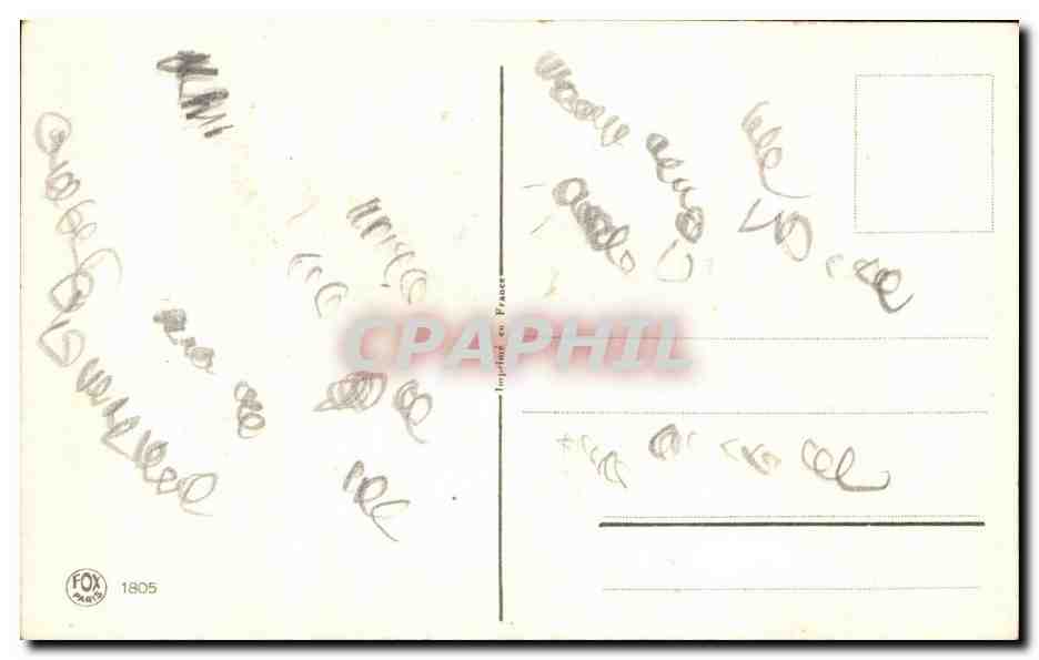 CPA Fantaisie Fleurs  — Rückseite