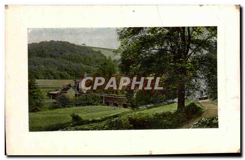 CPA Fantaisie Paysage a la campagne