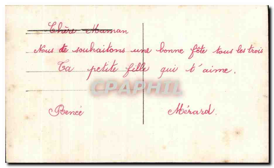 CPA Fantaisie Enfant — Rückseite