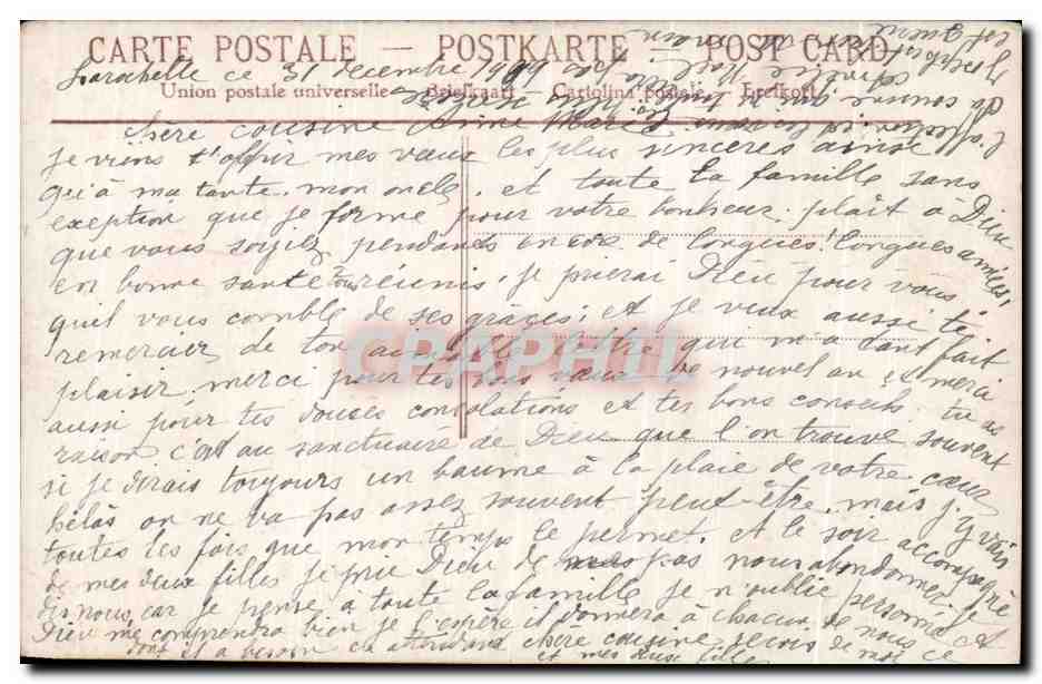 CPA Fantaisie Femme et enfants — Rückseite
