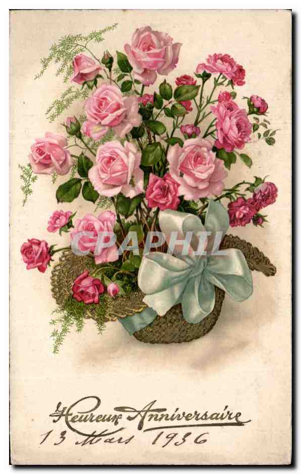 CPA Fantaisie Fleurs 