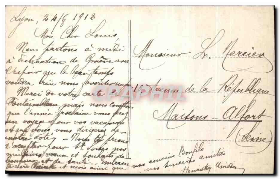 CPA Fantaisie Femme  — Rückseite