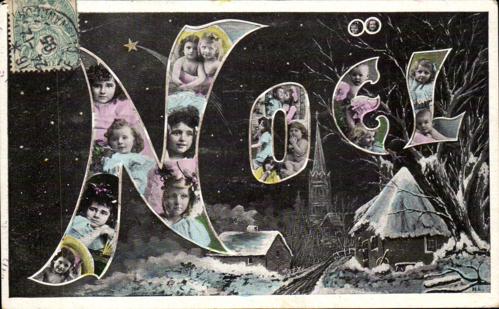 CPA Fantaisie Noel Enfants 