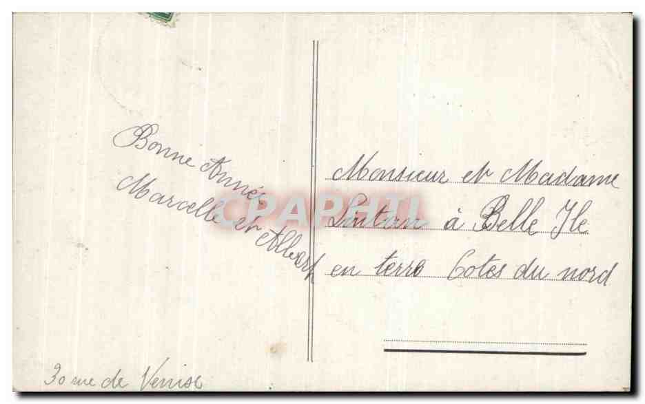 CPA Fantaisie Enfant — Rückseite