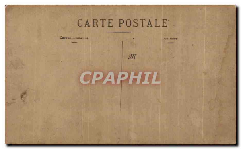 CARTE PHOTO Famille folklore Costume Bretagne  — Verso